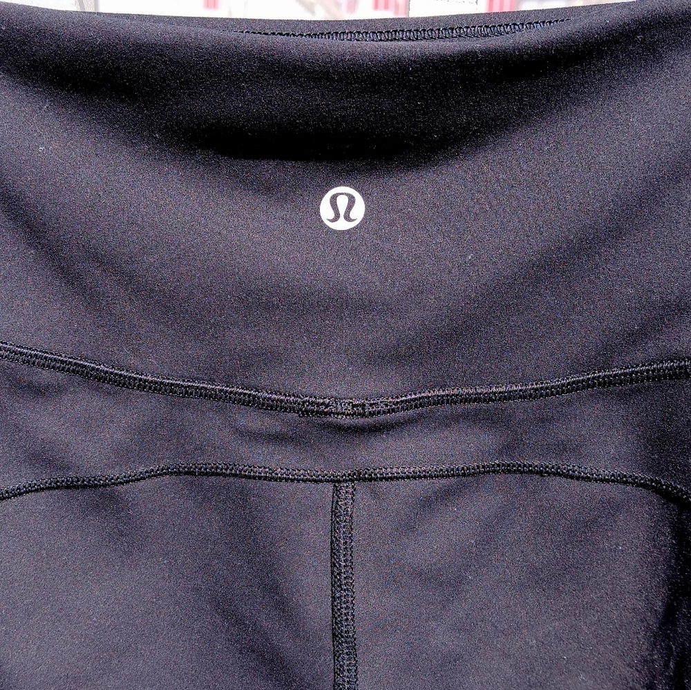 Lululemon Invigorate High-Rise Crop Pants Heathered Black Size 0 - Picture 4 of 10